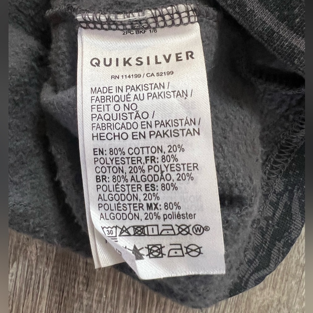 Quiksilver Heritage Printed Crew Sweatshirt Large - Picture 5 of 7